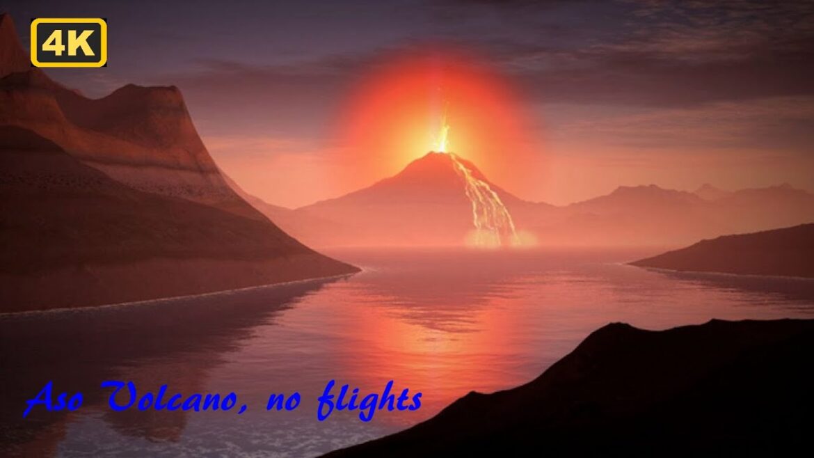 Aso Volcano, no flights