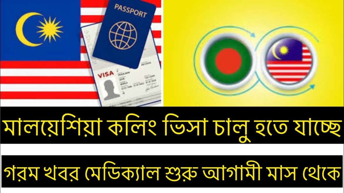 2024 এই মালয়েশিয়া কলিং ভিসা আবারো চালু হতে যাচ্ছে🇧🇩🤝🇲🇾 তাজা খবর🤗🤝