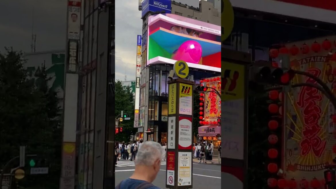 Pantalla 3D Cruce de Shinjuku – 3D Billboard Shinjuku Croassing Pantalla 3D Cruce de Shinjuku - 3D Billboard Shinjuku Croassing
