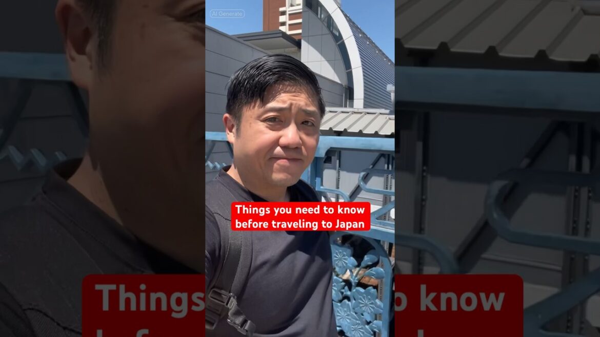 Things To Know Before Visiting Japan ⚠️ #Shorts