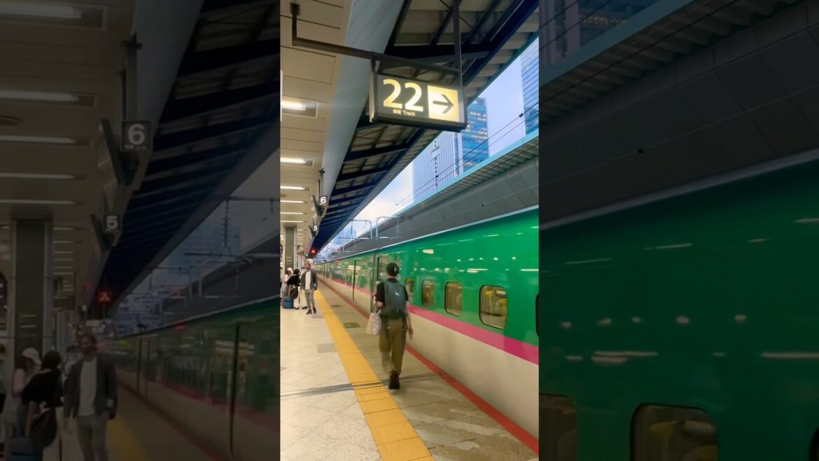 Shinkansen Bullet Train From Tokyo To Sendai #japan