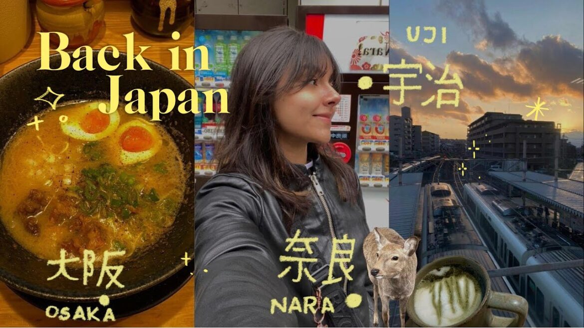 Back in Japan! (Ramen in Osaka, day trip to Nara and matcha in Uji)˚. ✦⋆. The Japan diaries (pt3)