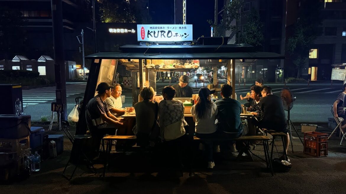 LIVESTREAM from YATAI in the heart of the city downtown Fukuoka! LIVESTREAM from YATAI in the heart of the city downtown Fukuoka!
