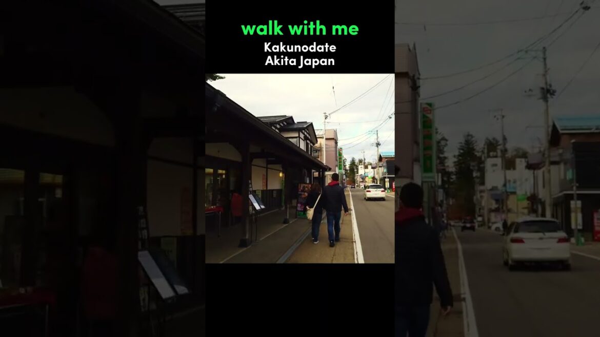 Walk With Me in Kakunodate | Akita Japan Walking Tour