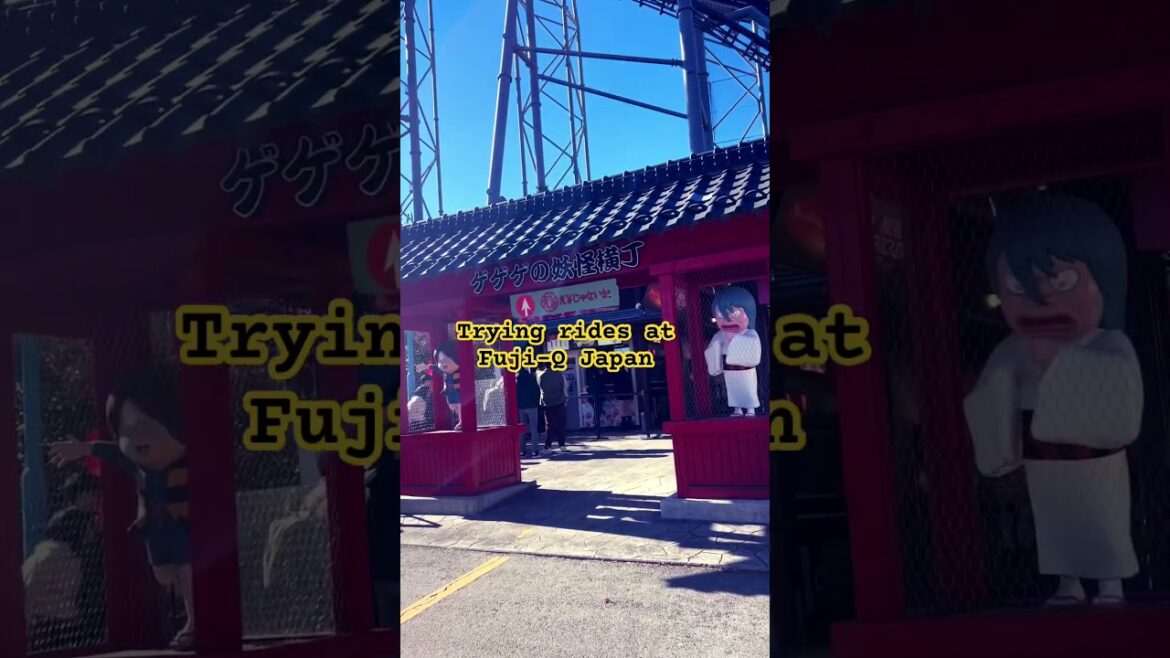 Twists and turns of Fuji-Q #rollercoaster  #fujiqhighland #japan #fuji #travel #shorts #shortsfeed