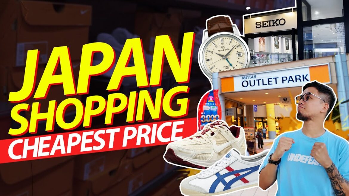 Cheapest Seiko watch store & shoes | Mitsui Outlet Park Japan Shopping #japan #tokyo