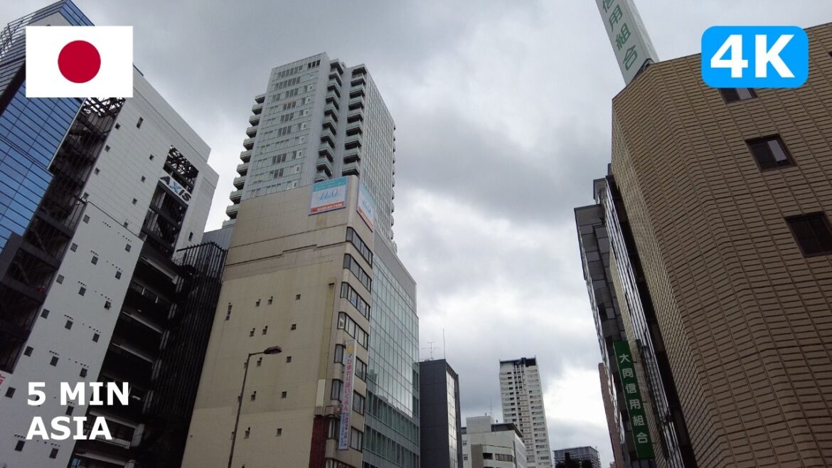 🇯🇵 Japan - Osaka: 5 Minutes Walking Tour - 4K