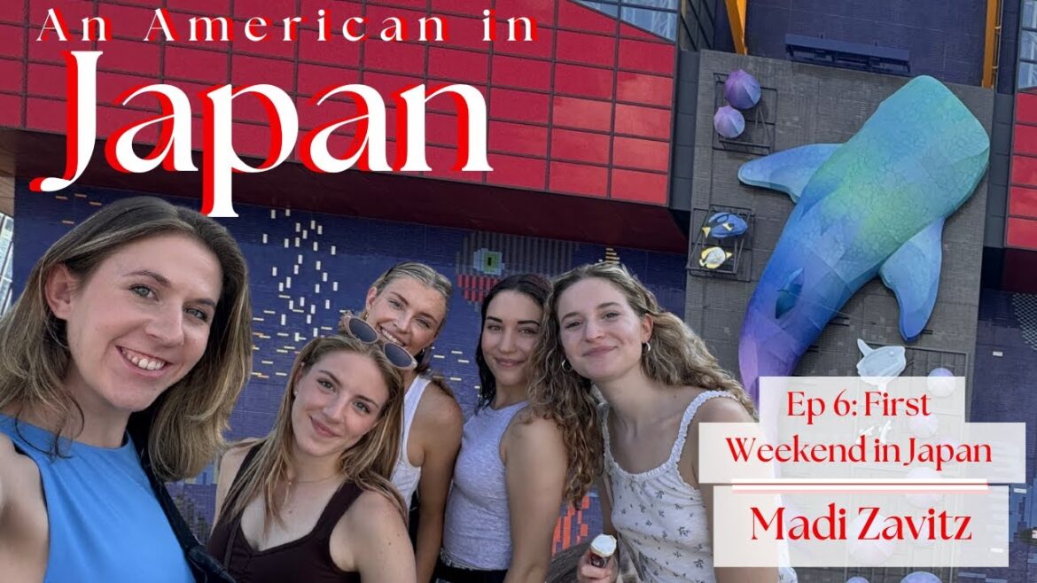 An American in Japan - Ep 6: weekend off! (Exploring Dotonbori, Osaka Aquarium, Japan Arcade)