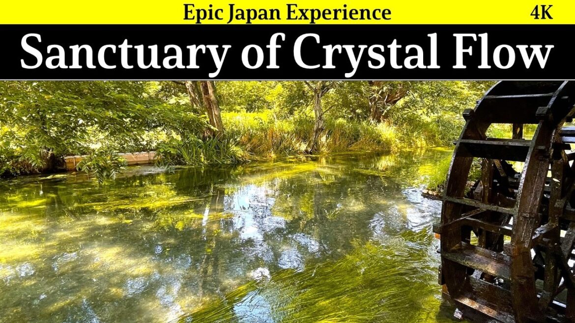 4K Japan, Nagno pref: Azumino city, Sanctuary of crystal flow