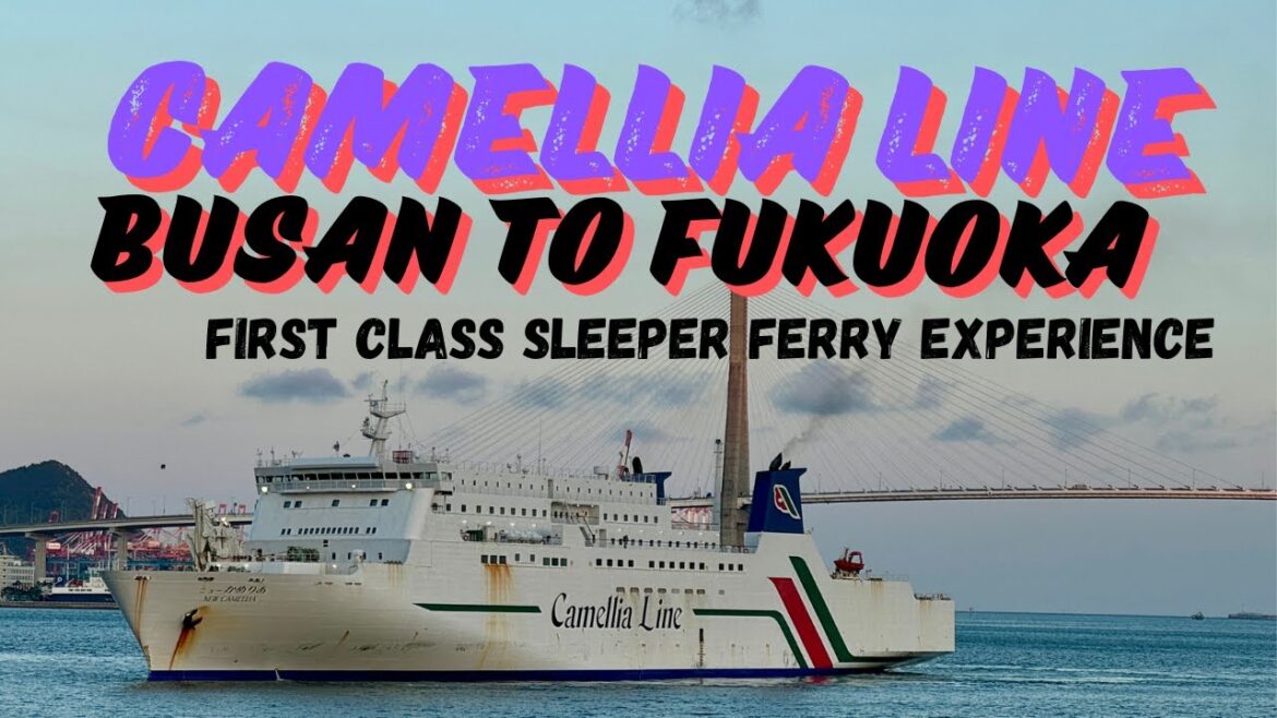 Camellia Line overnight First Class sleeper Ferry from Busan to Fukuoka, Japan
