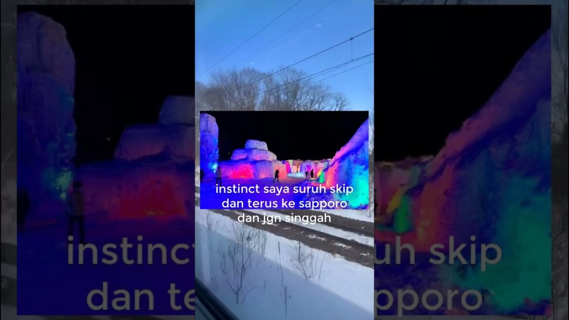 Hakodate to Sapporo via train | Change my original plan from stopping by Lake Shikotsu