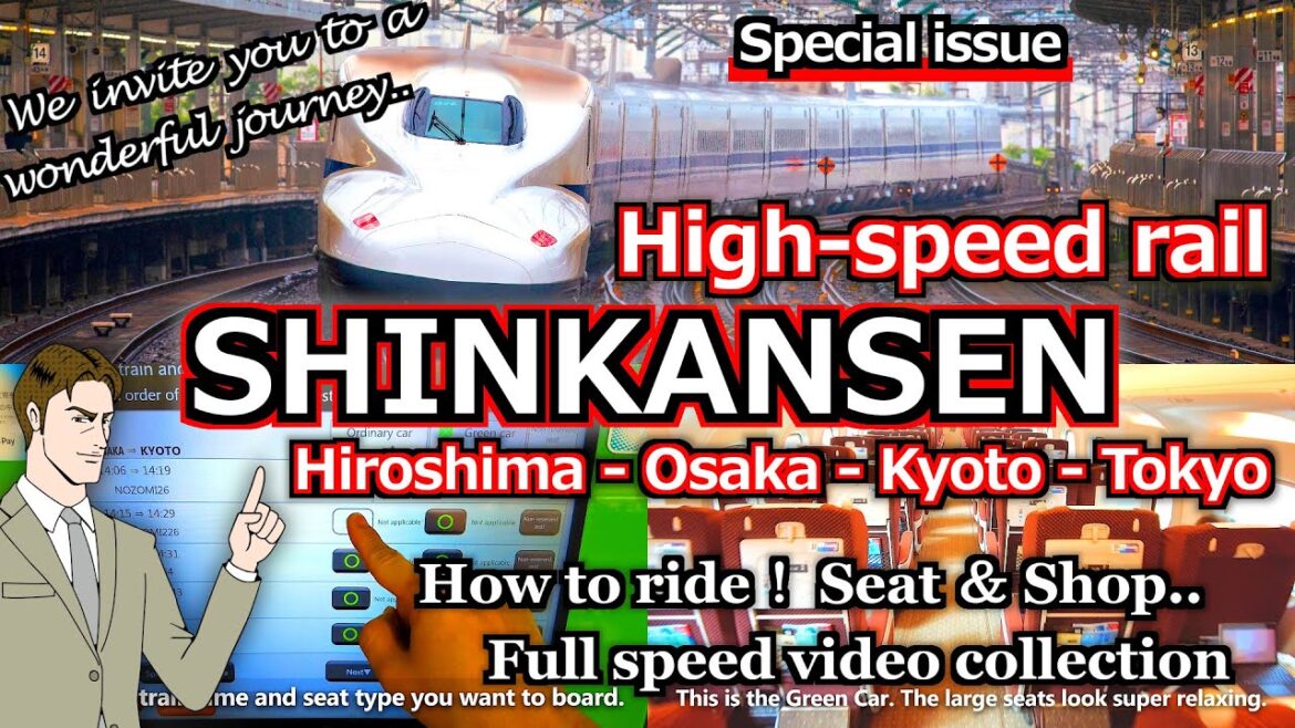 【Shinkansen】Osaka to Kyoto Tokyo, by Bullet train japan! Understand at full speed! [tokyo to osaka]