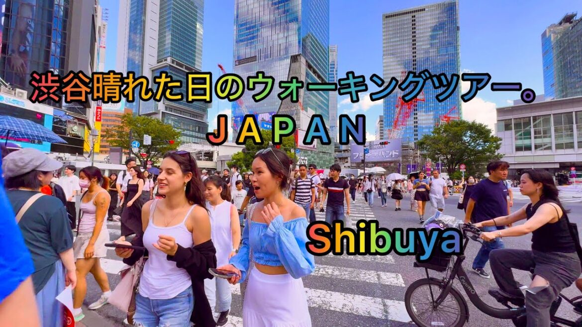 [4K 60fps HDR] Walking Tour in Shibuya in the Sunny. Tokyo, Japan. Sep 2024