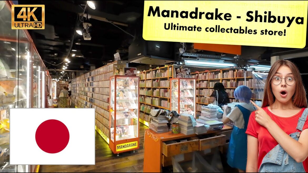 Mandarake Collectables Store - Shibuya / Walking Tour / Tokyo / Japan / 4K / ASMR
