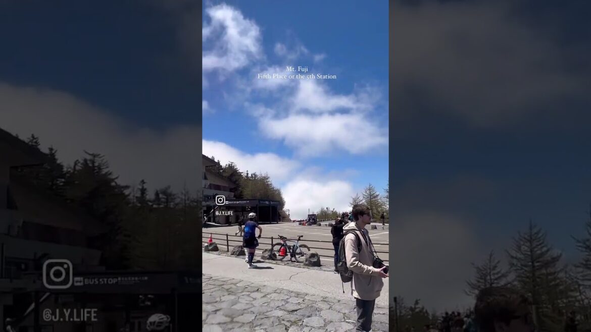 Mt.Fuji view at the 📍Fifth Place or 5th Station 🇯🇵 #japan #mtfuji #japantravel #5thstation