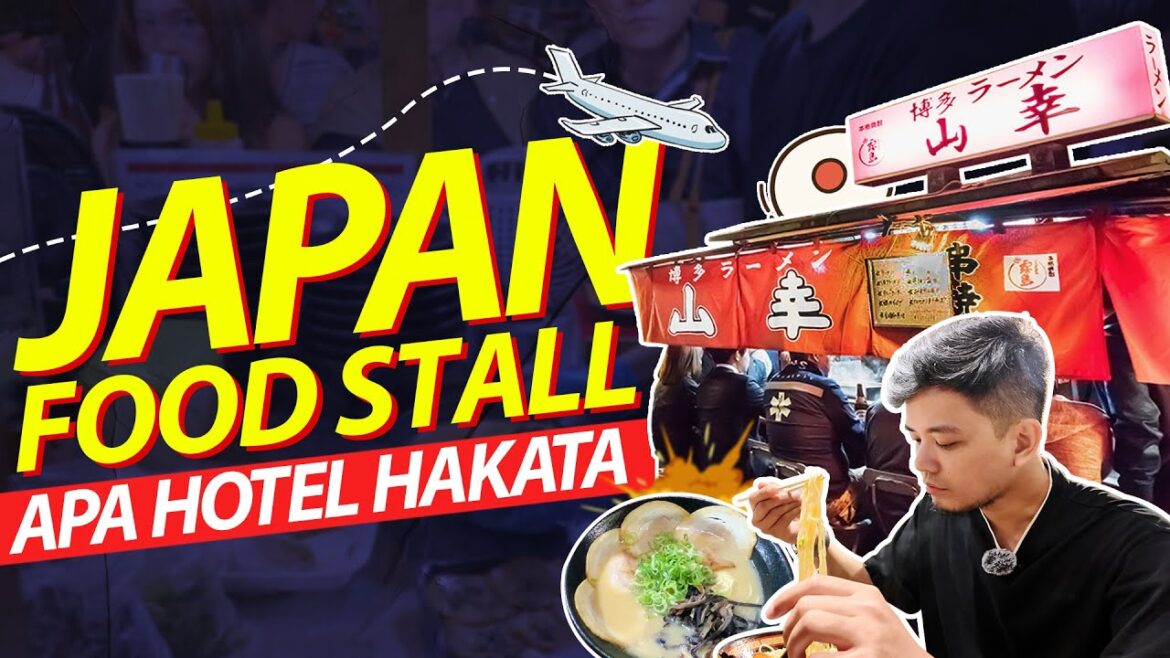 Japan Solo Travel in Fukuoka | APA Hotel | Yatai Street Food in Hakata #japan #food