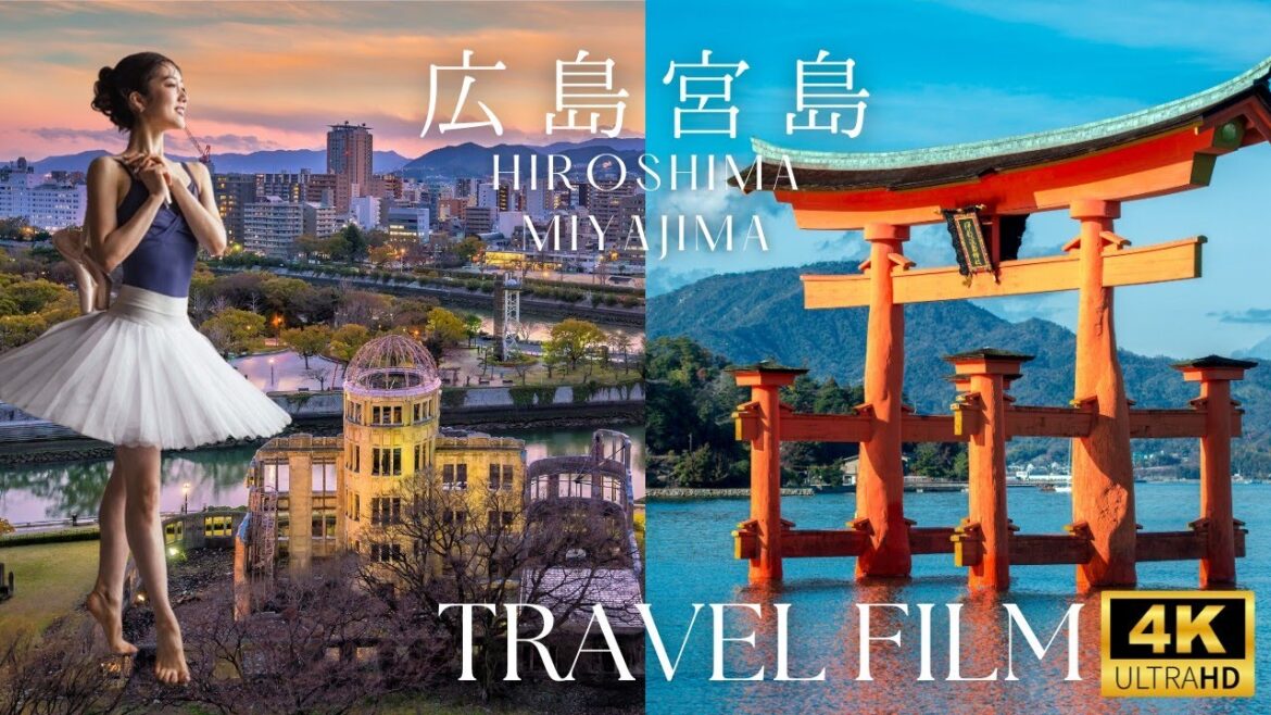 [Sightseeing in Miyajima and Hiroshima City] I played with deer a lot 🦌✨️ Japan 4K