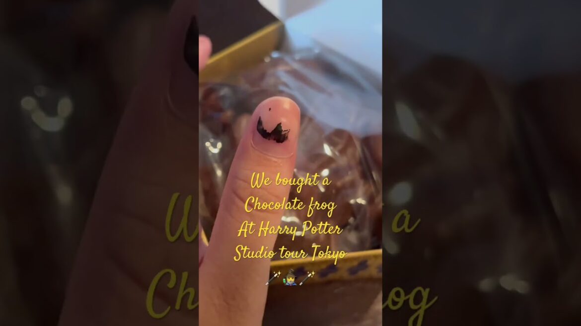 We bought a Chocolate frog at Harry Potter Studio Tour Tokyo🪄🪄🪄 We bought a Chocolate frog at Harry Potter Studio Tour Tokyo🪄🪄🪄