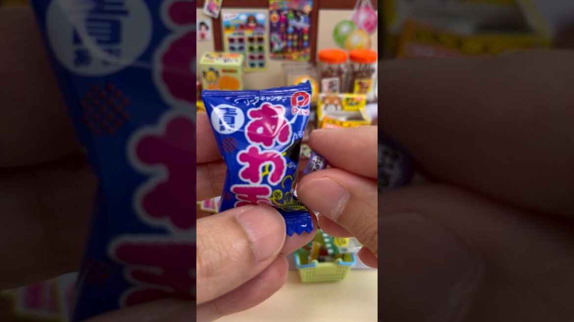 Miniature and Real Japanese Candy Awadama Candy #shorts Miniature and Real Japanese Candy Awadama Candy #shorts
