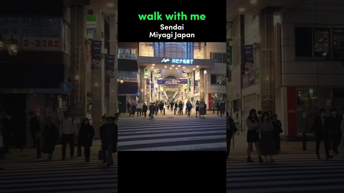 Walk With Me in Sendai | Miyagi Japan Walking Tour