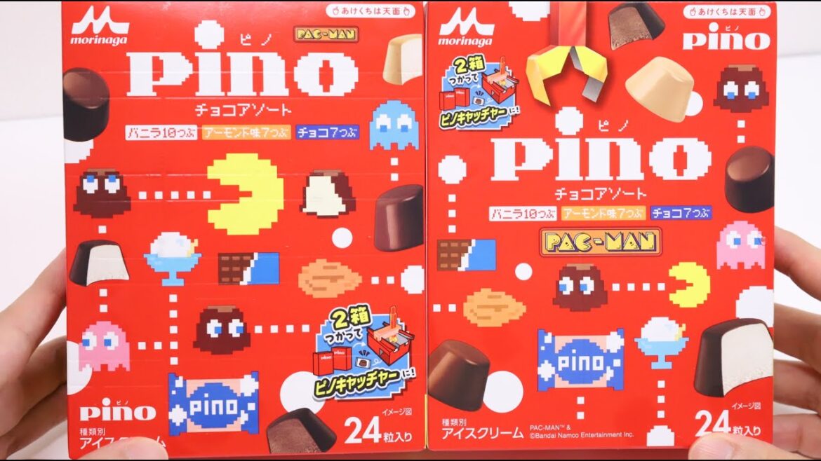 DIY Pac-Man Pino Ice Treats Claw Crane Machine Paper Craft