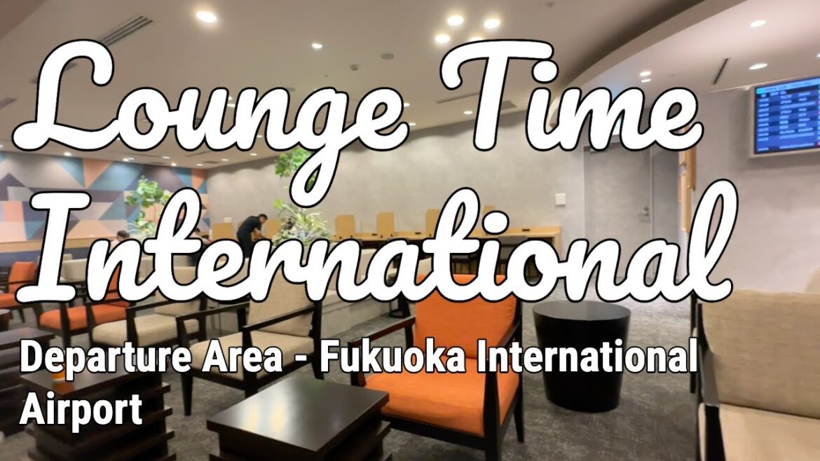 LOUNGE TIME INTERNATIONAL #FukuokaInternationalAirport #japan #fukuoka #TaraAnythingGoes