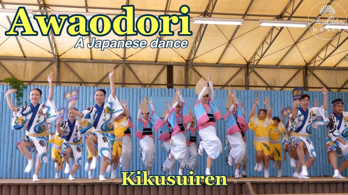 阿波踊り Kikusuiren dances at the Narita Dream Farm - 9/14/2024 Narita, Chiba, Japan