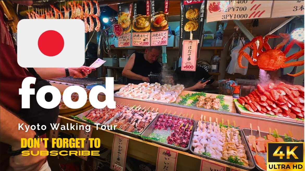 Food tour in Kyoto, Japan 4K   #japantravel #kyoto #streetfood #japan