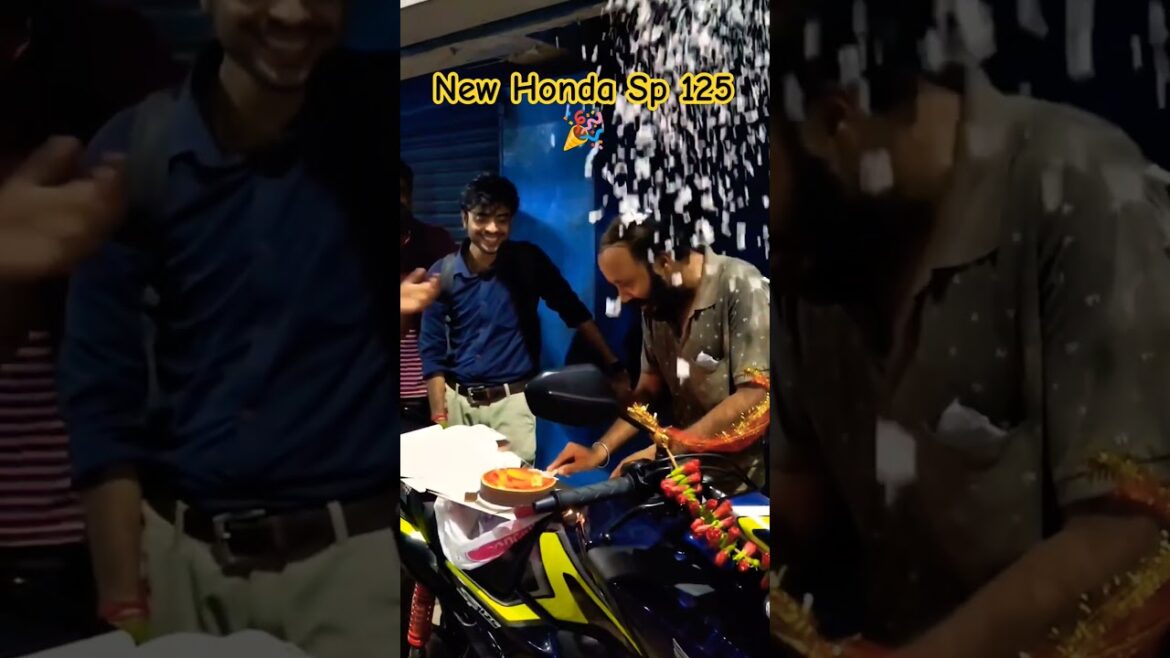Amit Da Buy New Honda Sp 125 celebration 🎉🎉 #youtubeshorts #sp125newmodel #honda #bike #bikeride