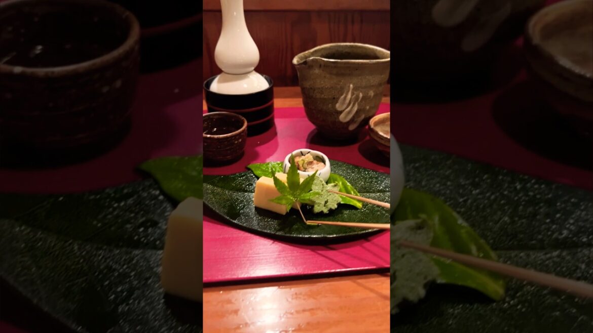 A must try, No 1 Japanese Kaiseki experience📍Kyoto Tousuiro Gion 🥢 #travel #shorts #japan #kaiseki