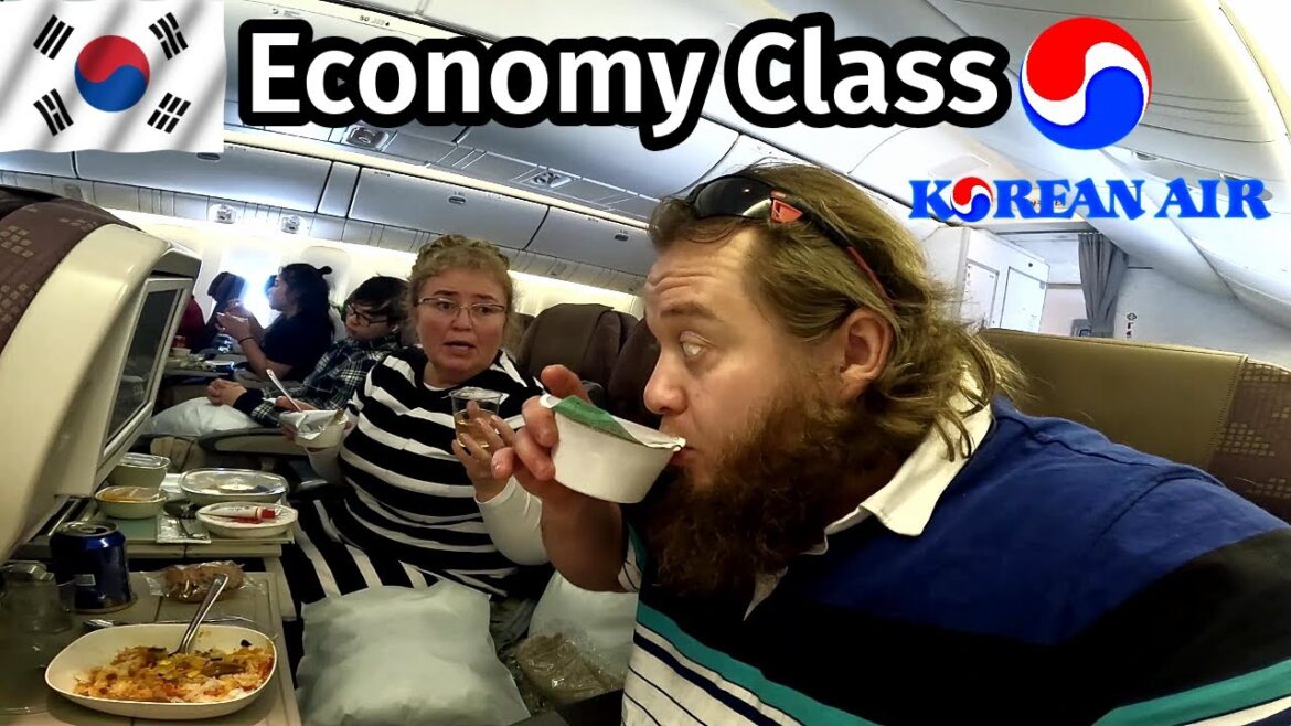 🇰🇷 ✈️ 15 HOURS IN ECONOMY CLASS TO KOREA | KOREAN AIR (BOSTON TO SEOUL)