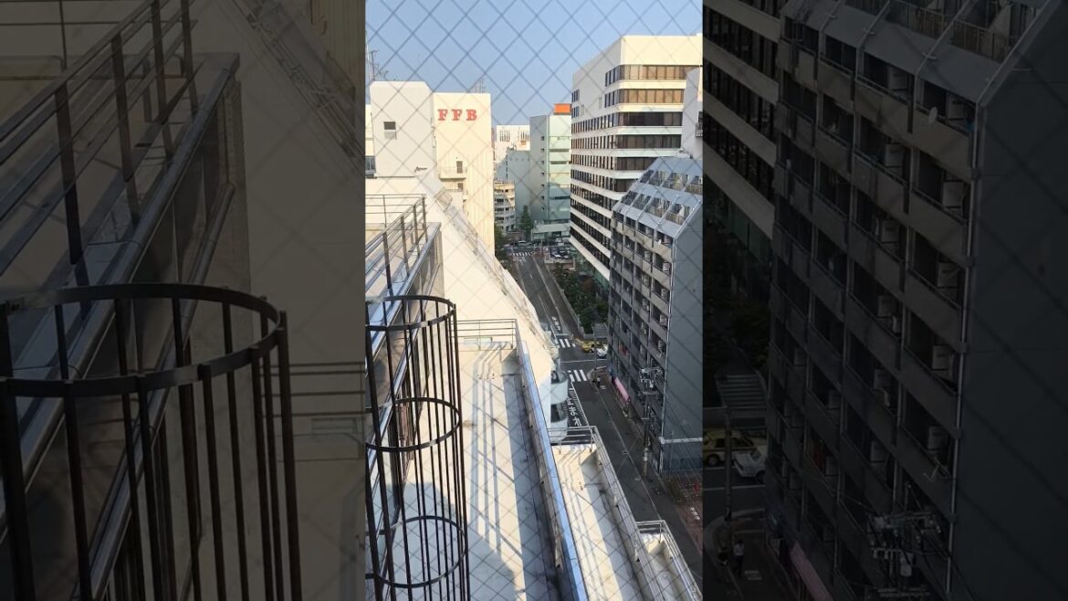 View of my hotel window #japan #fukuoka
