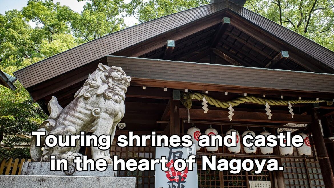 Touring shrines and castle in the heart of Nagoya. Touring shrines and castle in the heart of Nagoya.