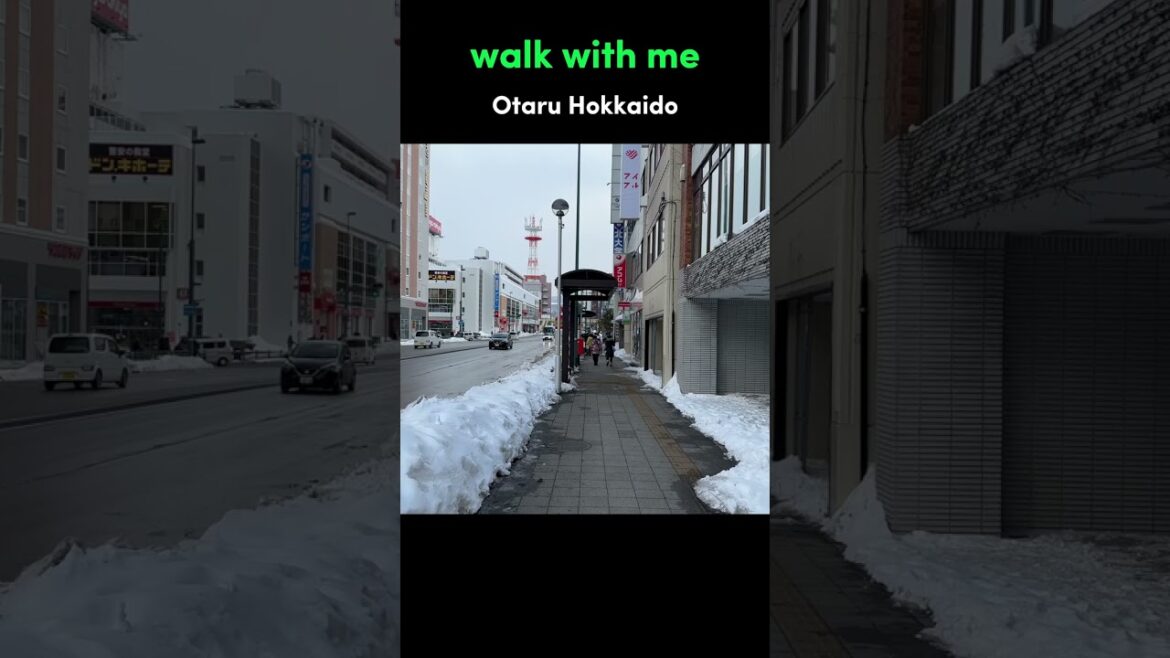 Walk With Me in Otaru Hokkaido | Japan Walking Tour