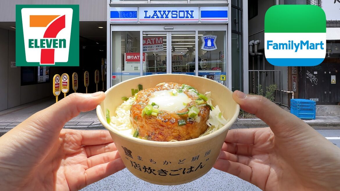 Eating Convenience Store Food in Japan for 24 Hours