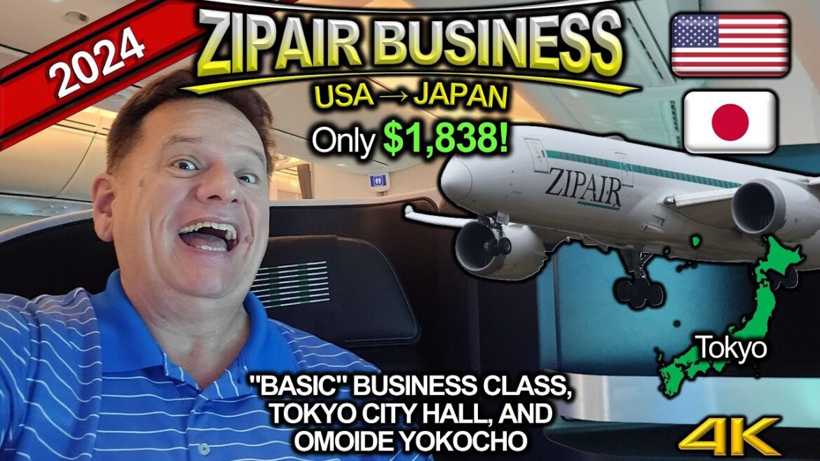 Solo Travel Japan: Packing, Flying Zipair's Basic Business Class, Tocho, Omoide Yokocho 2024