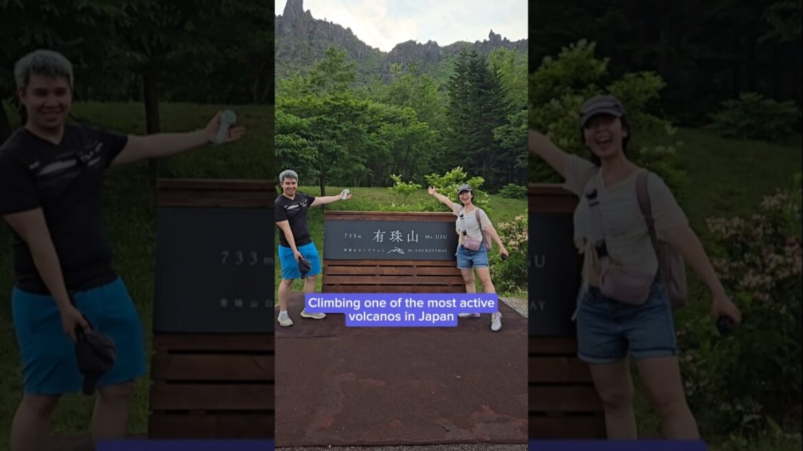 Can we climb an active volcano in 1.5 hours? #japantravel #hokkaido #volcano Can we climb an active volcano in 1.5 hours? #japantravel #hokkaido #volcano