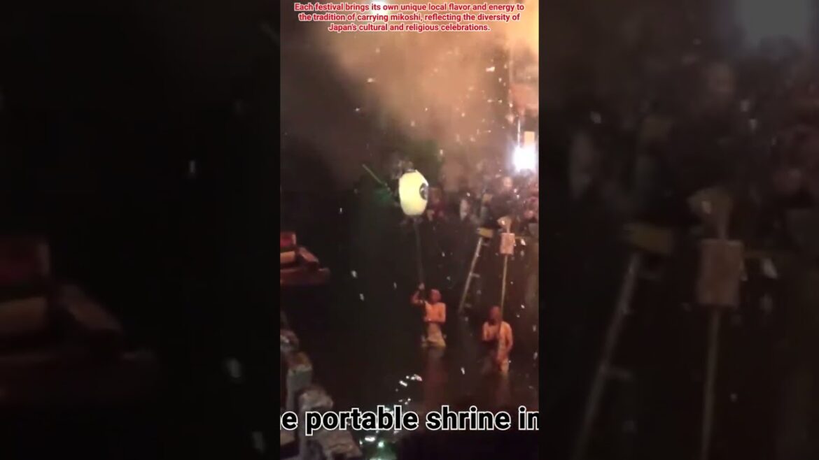 Japan's Ancient Shrines on the Move! 🇯🇵✨ #JapaneseFestivals #JapanCulture #JapanTravel #Shorts