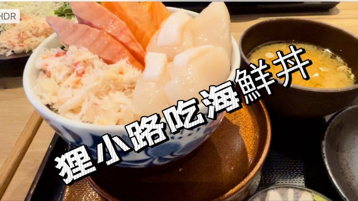 Hea 遊北海道（2）31/08/2024札榥狸小路商店街｜海鮮丼晚餐｜Travel Vlog at Hokkaido Sapporo