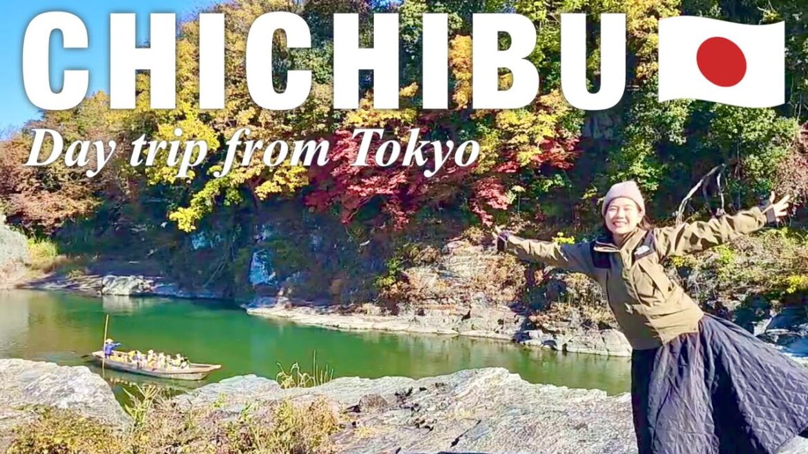 SAITAMA🇯🇵 Beautiful Autumn Leaves Near Tokyo🍁 Day trip to Chichibu, Nagatoro🚞 Japan travel vlog