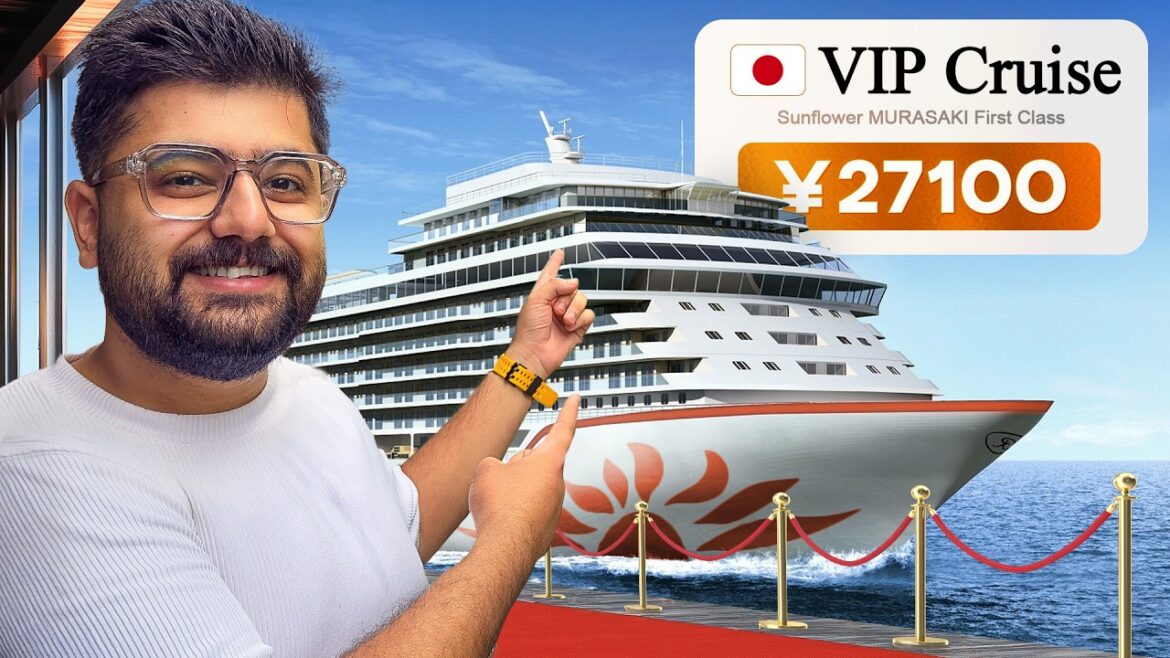 Overnight in a Luxury Cruise of Japan 🇯🇵 | Monkey Magic