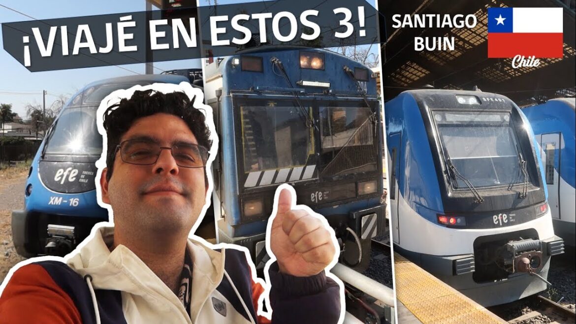 Viajé en estos TRENES DE SANTIAGO DE CHILE | SFE400 / UT400R / XM | Ando en Tren Viajé en estos TRENES DE SANTIAGO DE CHILE | SFE400 / UT400R / XM | Ando en Tren