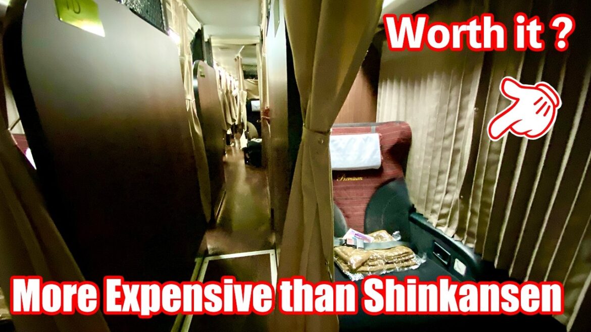Is Luxury Private Night Bus Osaka to Tokyo worth more than Shinkansen? DREAM Relier