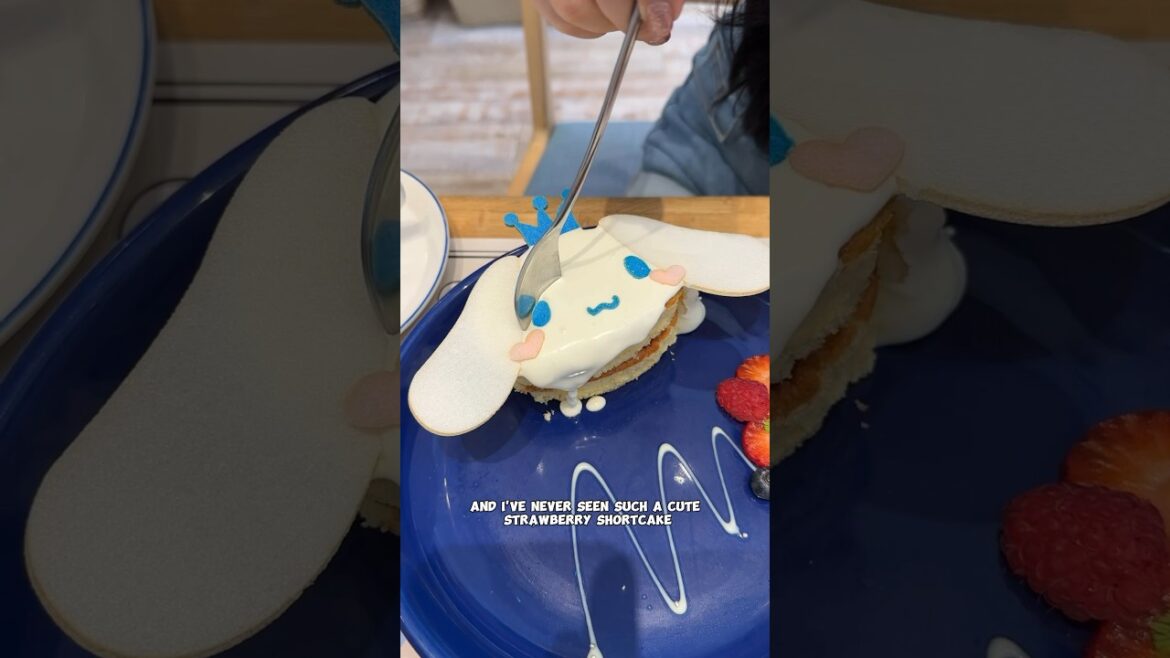 Cinnamoroll cafe in Japan 🇯🇵