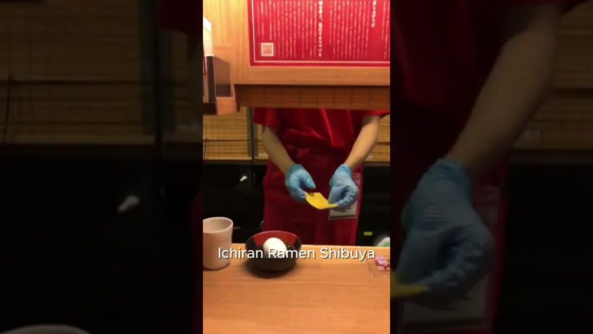 #IchiranRamenShibuya #ichiranramen #shibuya #tokyo #japan #tourism #travel