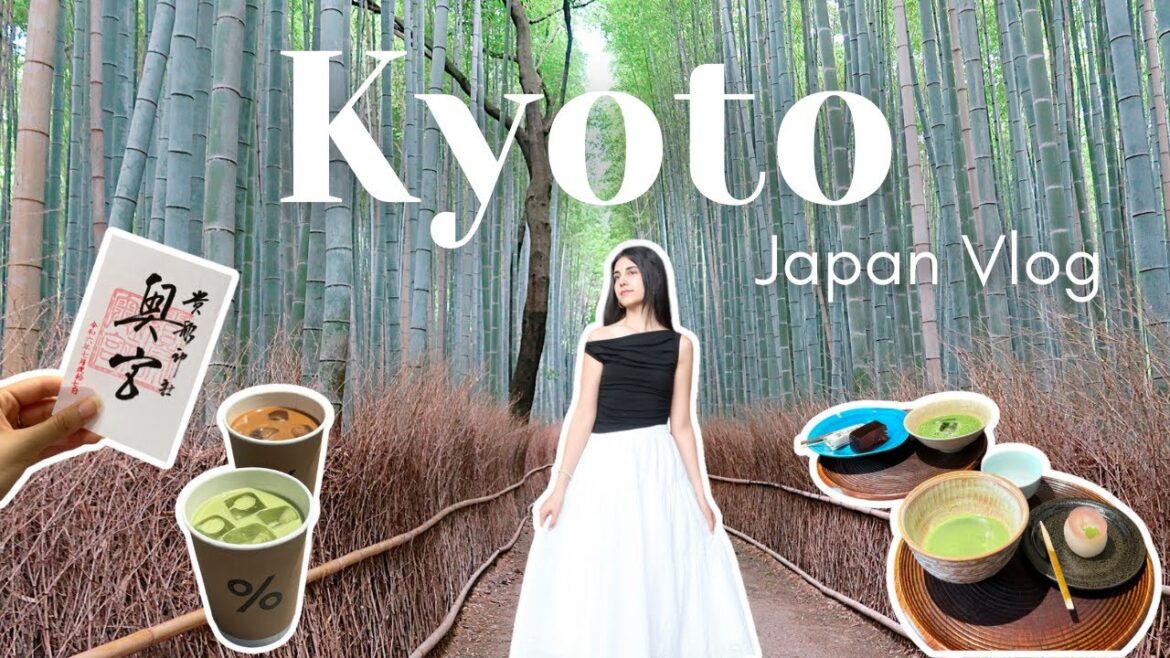 Japan Vlog 🇯🇵 Kyoto: Bamboo Forest, Kifune Shrine, Street Foods & Shopping