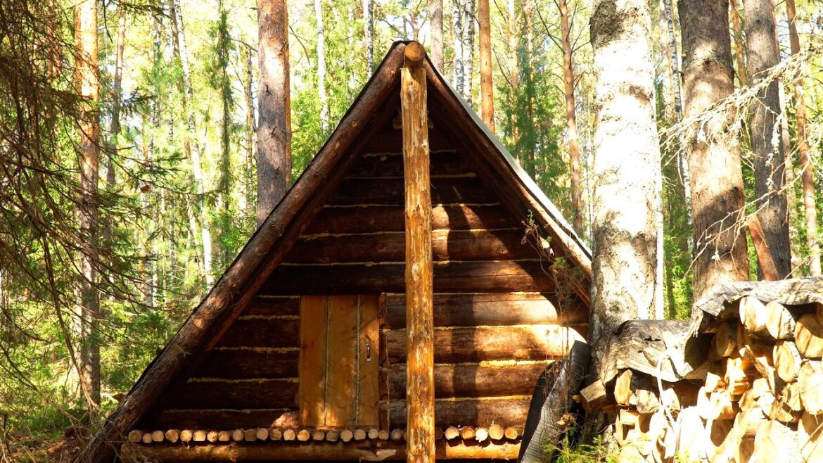 MAN SURVIVES COLD NIGHT IN BIG WARM LOG HOUSE. BUILD A PORCH FROM LOGS. MAN SURVIVES COLD NIGHT IN BIG WARM LOG HOUSE. BUILD A PORCH FROM LOGS.