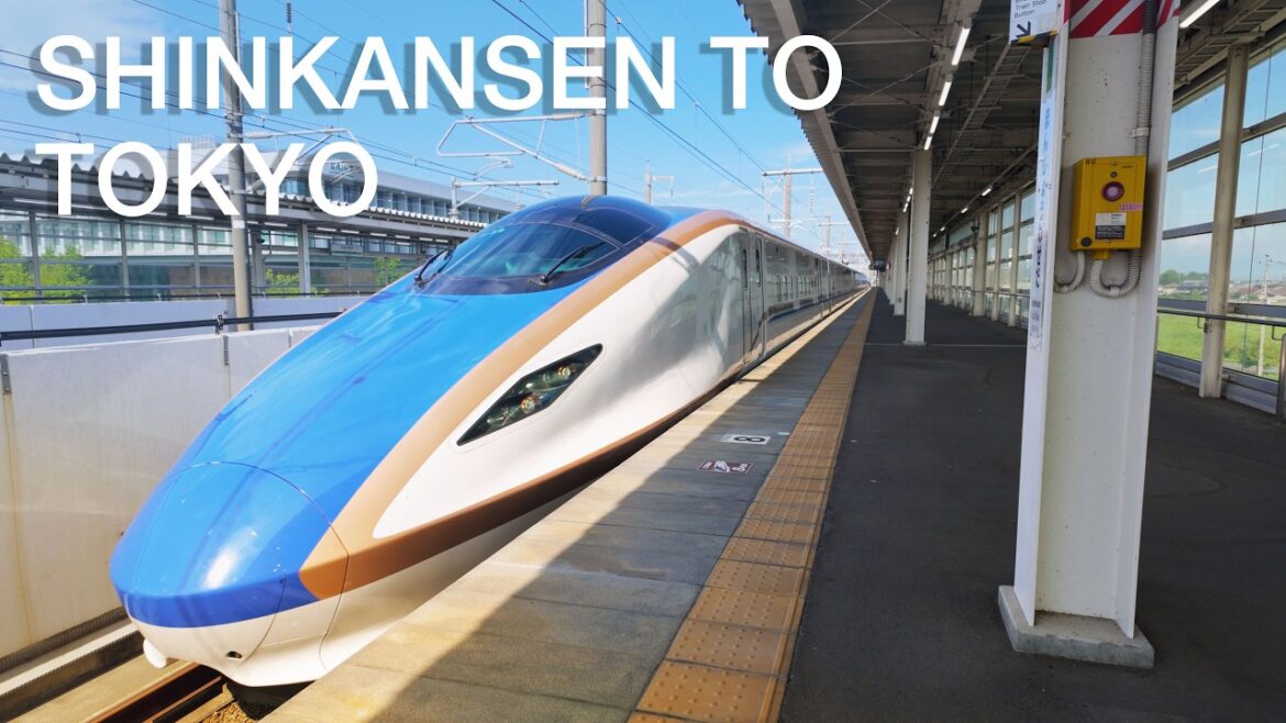 Onboard the Shinkansen to Ueno, Tokyo (no commentary) | 東京行きの新幹線