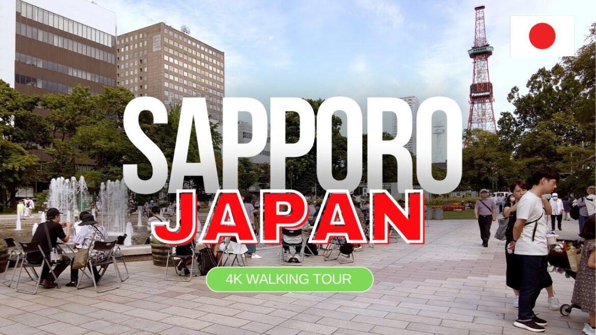 SAPPORO JAPAN 4k WALK | ODORI PARK | TANUKIKOJI
