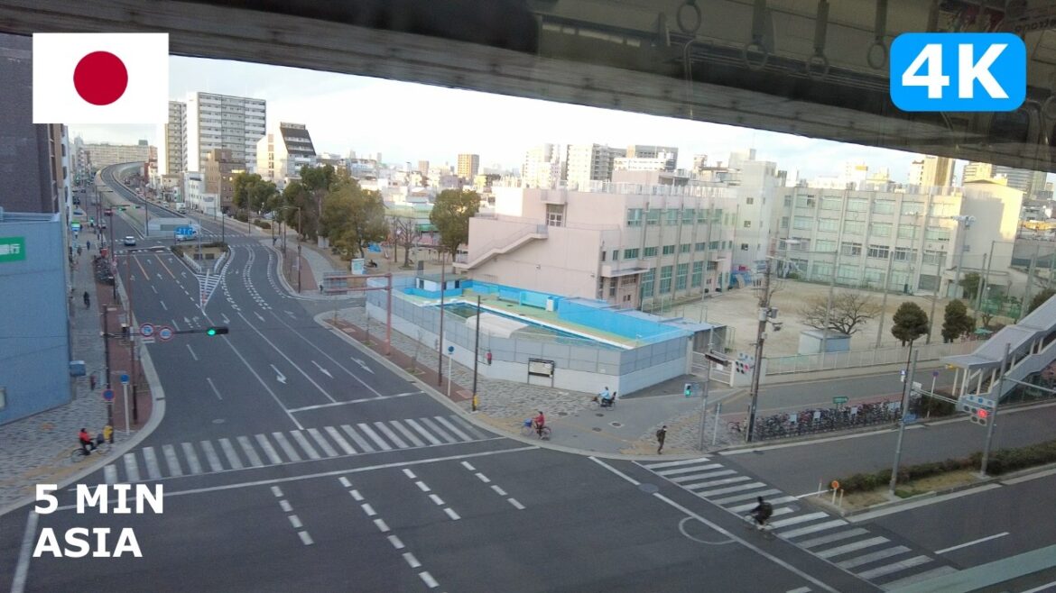 🇯🇵 Japan - Osaka: 5 Minutes Walking Tour - 4K